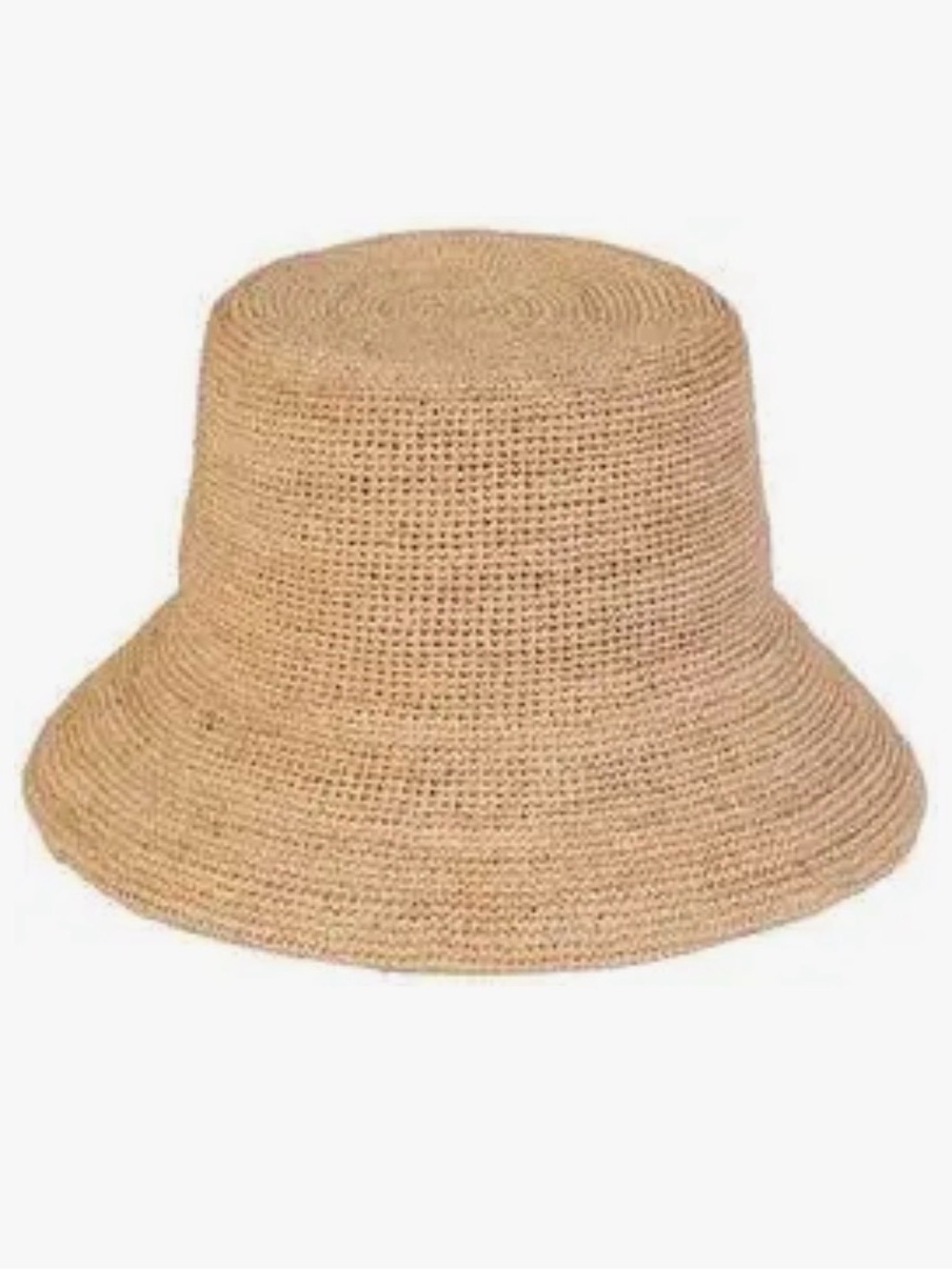 Lack Of Color Natural Woven Bucket Hat